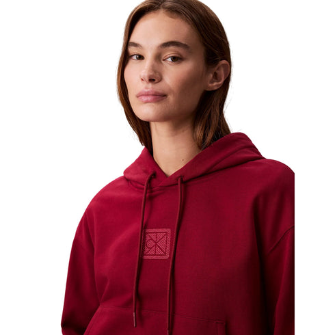 Calvin Klein Felpa con zip Felpa Donna con logo testurizzato XS A25 - CALVIN KLEINLV044D204G - WFK - XS - Francavilla Moda